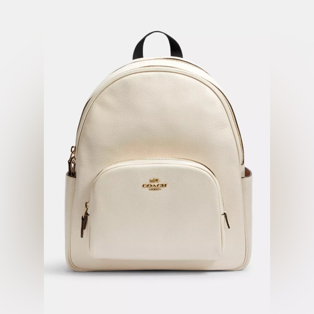 Coach Ivory Leather Backpack